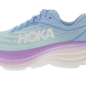 Hoka Women's Sky Blue and Lavender Athletic Shoes
